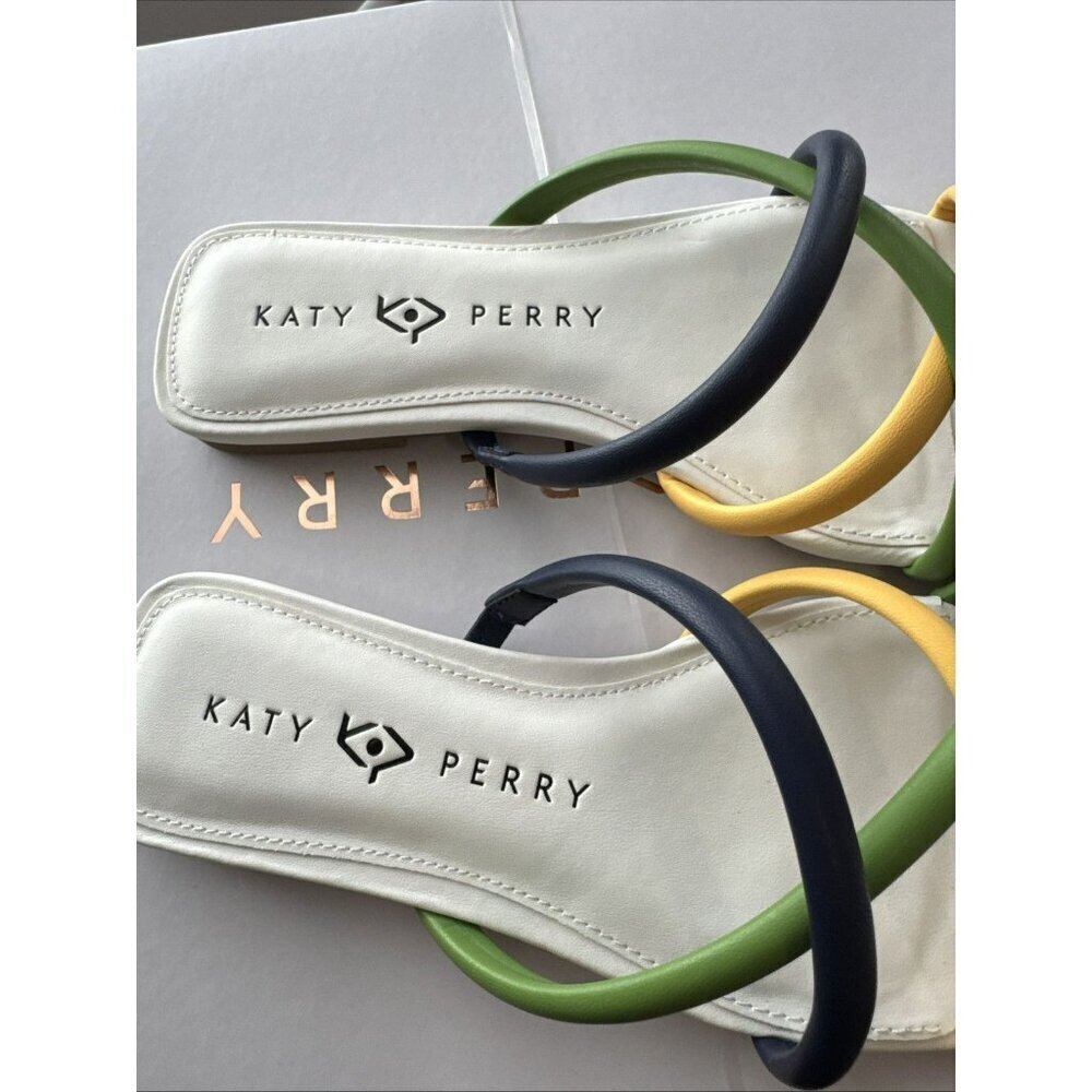 Katy Perry The Camie Toe Thong Sandal Rainbow 7.5 NIB - Picture 4 of 7